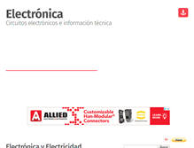 Tablet Screenshot of electronica2000.com
