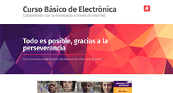 Desktop Screenshot of electronica2000.net